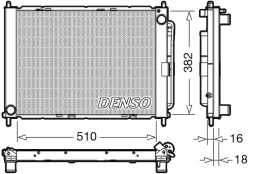 Aušintuvo modulis DENSO DRM23104 kaina