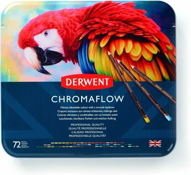 Derwent Chromaflow pencil 72stk tin
