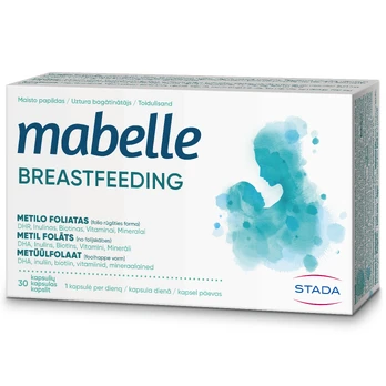 Maitinančioms MABELLE BREASTFEEDING, 30 kaps.