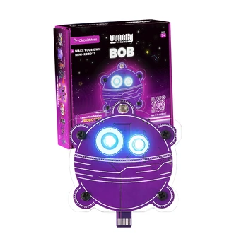 CIRCUITMESS Wacky Robot mokomasis STEM rinkinys Bob, CM-SA-BOB