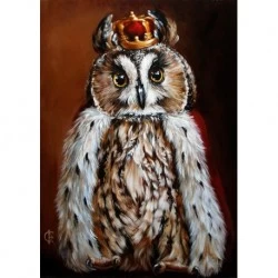 Deimantinis paveikslas Owl King WD2468