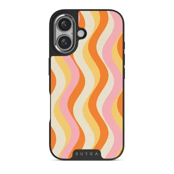Flower Power - iPhone 16 Plus Case, Elite Dark (MagSafe) / Silver