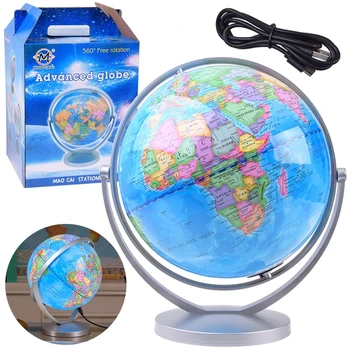 Jokomisiada Interactive globe 2 in 1 LAMP - illuminated, gyroscopic 25cm ZA6216