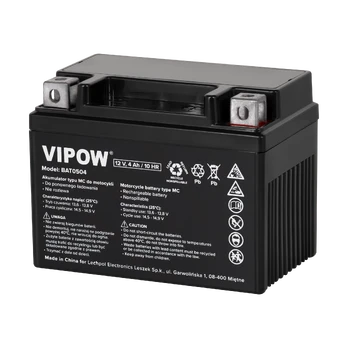 Akumulator VIPOW typ MC do motocykli 12V 3Ah