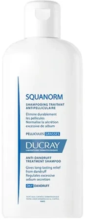 Ducray Squanorm Oily Dandruff Šampūnas 200ml