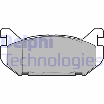 DELPHI LP0802 Brake pad set