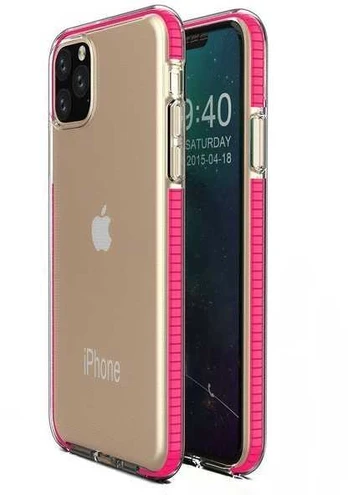 Pink VERGE CASE GEL IPHONE 11 PRO Rožinis