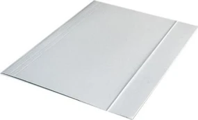 D.rect A4 kartono aplankas su gumyte, baltas