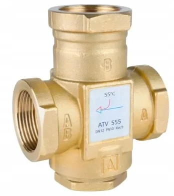 Ventiliatorius Afriso Temperatūros vožtuvas Atv 555 Dn32 55°c 1655510