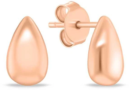 Brilio Silver Drops rose auksinis earrings EA1149R