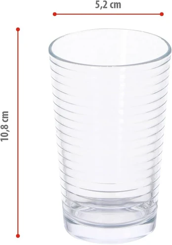 Alpina stiklinės vandeniui, 6 vnt., 220 ml