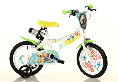 Vaikiškas dviratis Dino Bikes Furry Fun, 16''