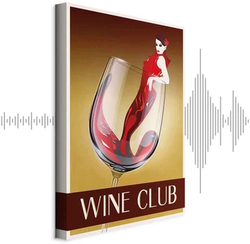 Artgeist Paveikslas - Wine Club (1 Part) Vertical