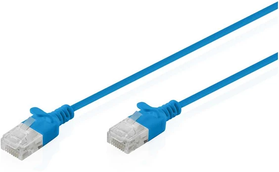 Digitus CAT 6 U-UTP Slim Patchkabel, 1 m, Juodas
