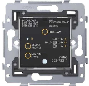 NIKO išmanusis šviesos reguliatorius, 3200 W, NHC, Zigbee®