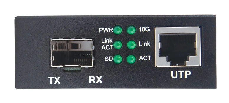 Media Konwerter Intelli net 10GBase-T na 10GBas
