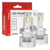 Lemputės LED gijos Amio D-Basic D4S D4R 6000K Canbus Amio-03629 kaina