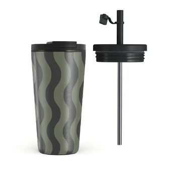 Double Take - Travel Mug, 500 ml / Flap & Straw Set