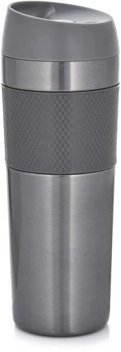 Terminis puodelis metalinis 450 ml pilkas AMBITION