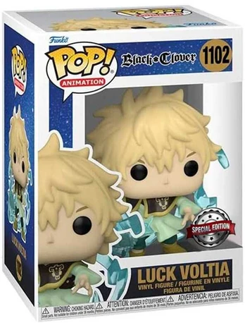 Funko POP figure Juodas Clover Luck Voltia Exclusive