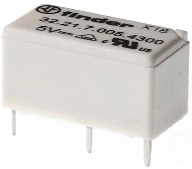 Relė 12VDC, 6A, 1CO, Finder