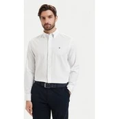 Tommy Hilfiger Marškiniai Poplin MW0MW43318 Balta Regular Fit