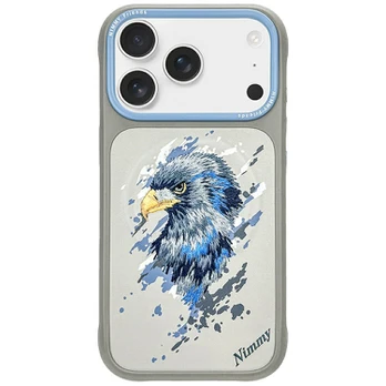 Nimmy „Eagle MagSafe“ dėklas, skirtas „iPhone 17 Pro“, pilkas
