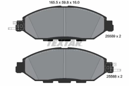 TEXTAR 2558903 Brake pad set kaina