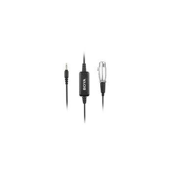 Mikrofono adapteris su laidu Boya BY-BCA6 XLR to 3.5mm