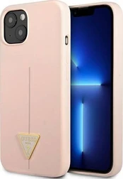 Dėklas Guess Silicone Triangle GUHCP13MSLTGP iPhone 13 Rožinis kaina