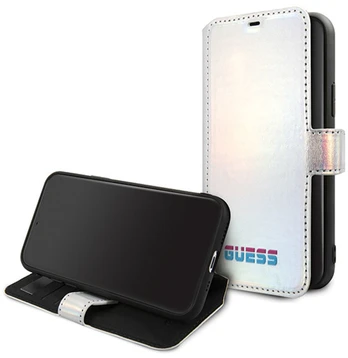 Telefono dėklas Guess Iridescent, Apple iPhone 11 Pro, sidabro