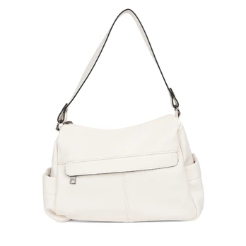 Rankinė per petį moterims, Balta, Shoulder bag