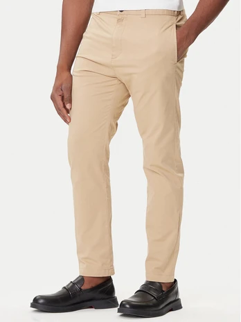 HUGO Chinos kelnes David251D 50530886 Smėlio Slim Fit