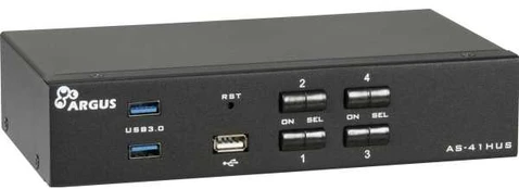 Inter-Tech IPC KVM Switch AC-41HUS HDMI, 4K@60Hz