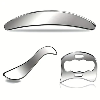 Plieno Gua Sha Masažo Rinkinys