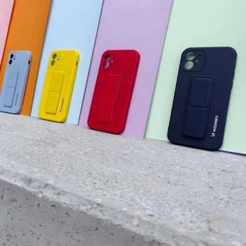 Dėklas Wozinsky Kickstand Flexible Samsung Galaxy S22 Plus Juodas
