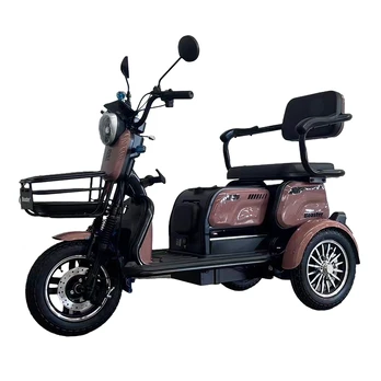 Elektrinis triratis motoroleris, BSKENDO3A, rudas, surinktas, 500 W