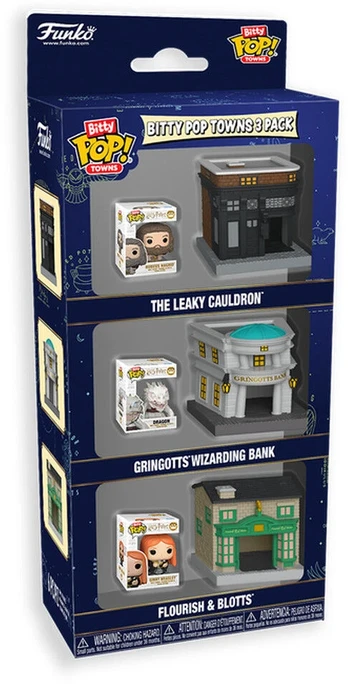 Funko Bitty Pop! pack 3 Towns Harry Potter