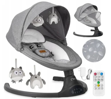 Sūpuoklė - kėdutė kūdikiui Momi Lami, grey