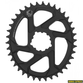 Priekinė žvaigždė SRAM X-SYNC 2 Oval 38T Direct Mount 6mm Offset Alum Eagle Black