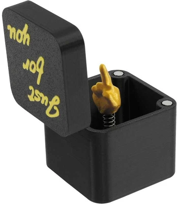 Pop-Up "Middle Finger" Gift Box – Funny Surprise Box with a Pop-Up Middle Finger