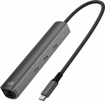 Bluecloud USB-C į USB-C šakotuvas ir Gigabit eterneto adapteris