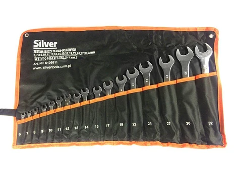 Silver KLUCZ PŁASKO-OCZKOWY 17szt. /Sidabrinis