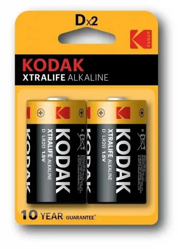 XTRALIFE Alkaline D (LR20) 2-pack