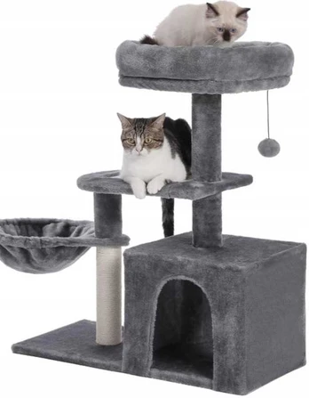 Draskyklė katėms Omna, 80 cm, pilka
