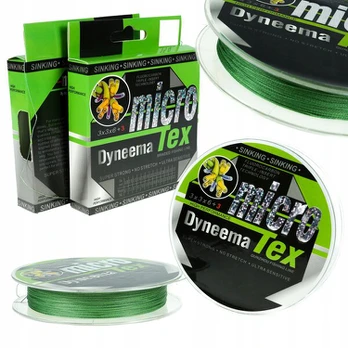 micro dyneema Tex pintas meškeriojimo valas