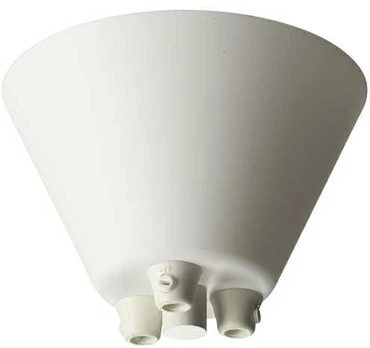 Nielsen_Light BALDAKIN HVID MED 3 HULLER