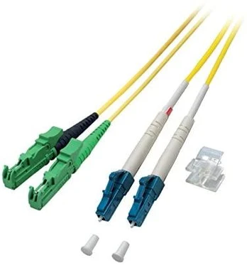 Kabelis Asus EFB Duplex Jumper LC-E2000 9/125, OS2, LSZH, gelb, 3mm,