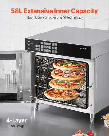 Kepimo / gaminimo įranga 2800 W talpa 58 l