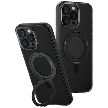 Case UNIQ Swivix for iPhone 16 Pro Max 360 Rotating Kickstand juodas